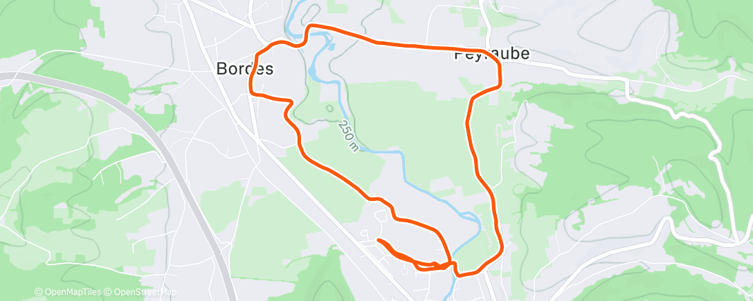 Карта физической активности (Footing souple avec les copains de Tournay🏉)