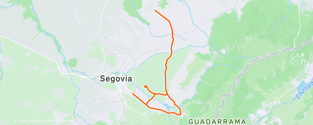 Mapa de la actividad (Bicicleta por la mañana)