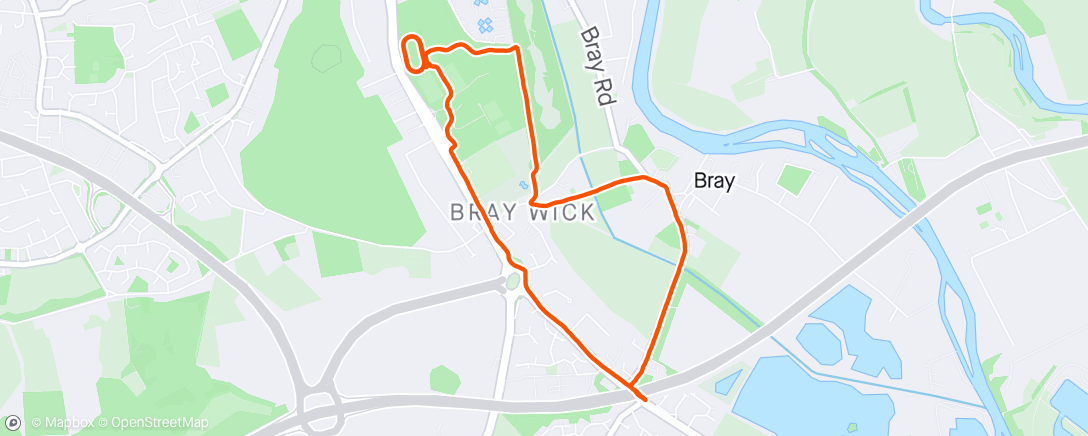 Map of the activity, Got my timings wrong so a mostly solo track session.