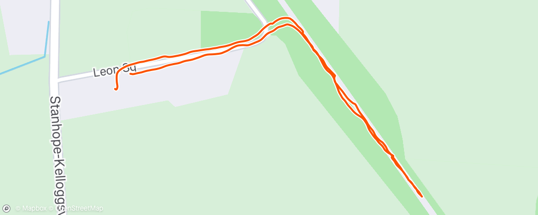 Map of the activity, Afternoon walk with Archie and Sammy ❤️