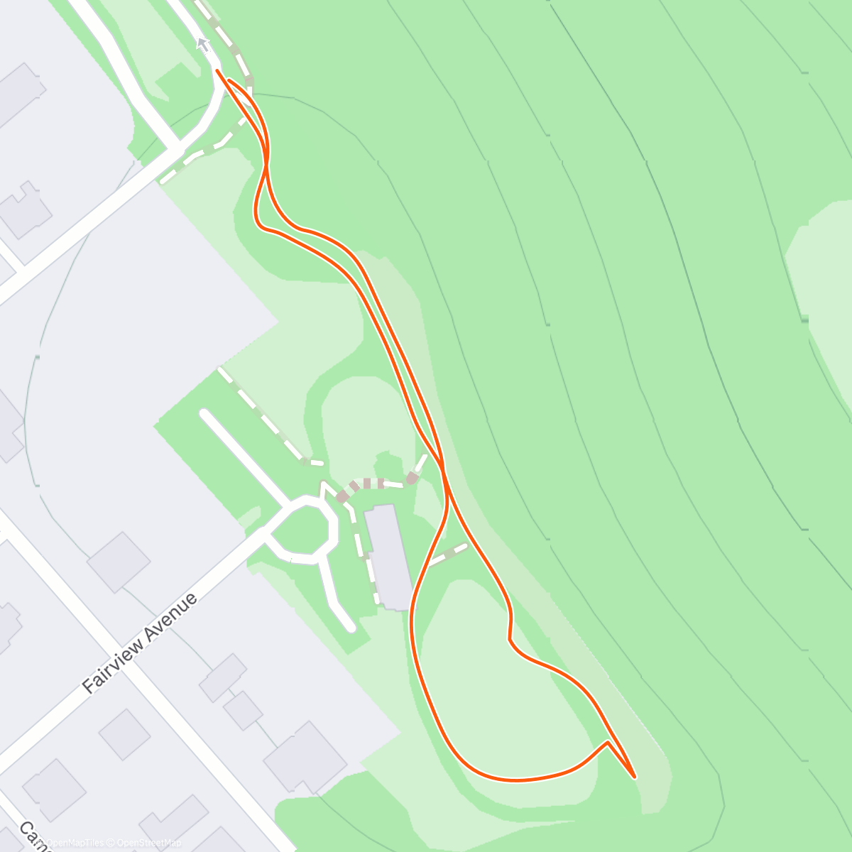 Карта физической активности (West End Overlook)