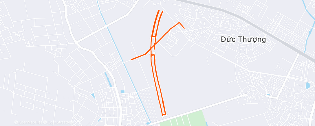 Карта физической активности (Afternoon Run)