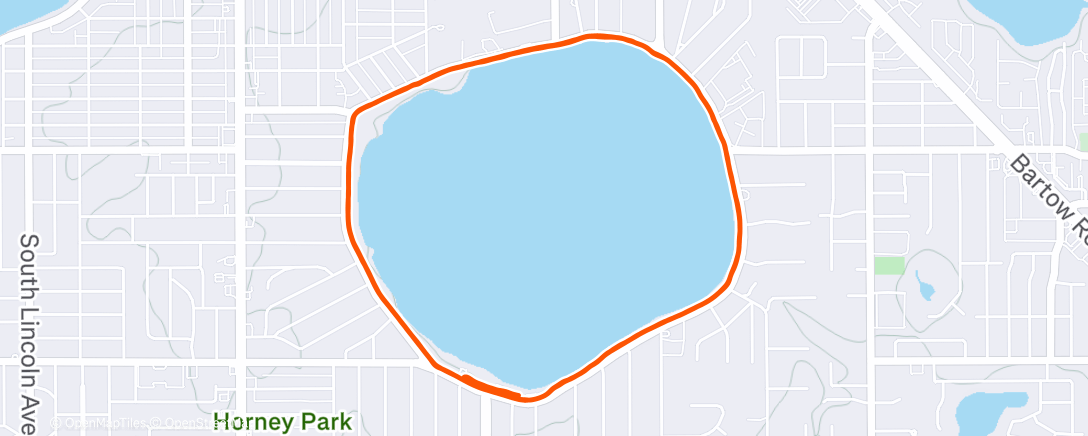 Carte de l'activité Afternoon Run