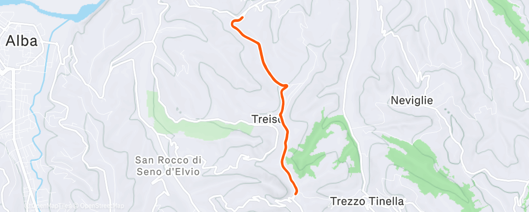 Map of the activity, Bruciagrassi