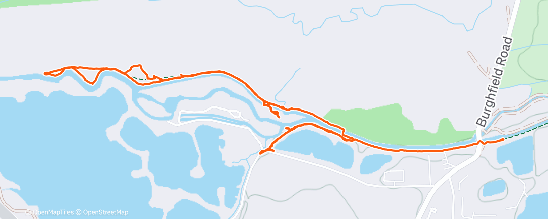 Map of the activity, Cunning man walk