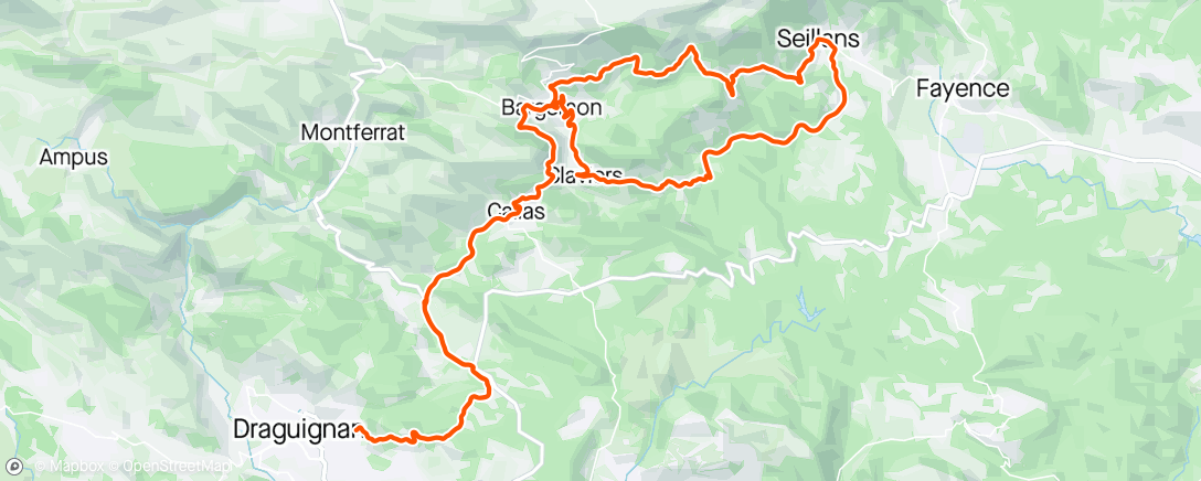 Map of the activity, Route ReF. Retour avec Robert et Martine