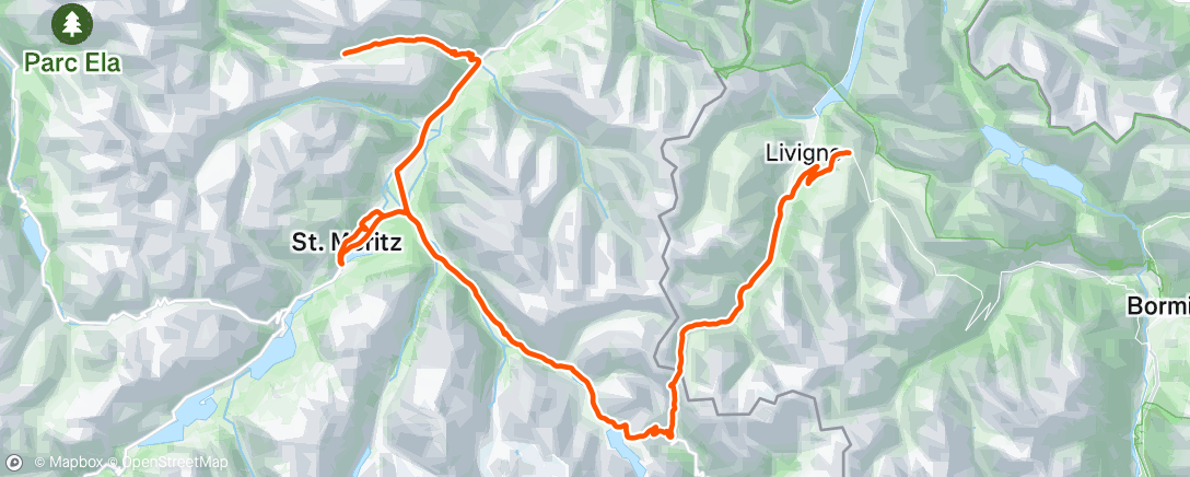 Map of the activity, Morning Ride