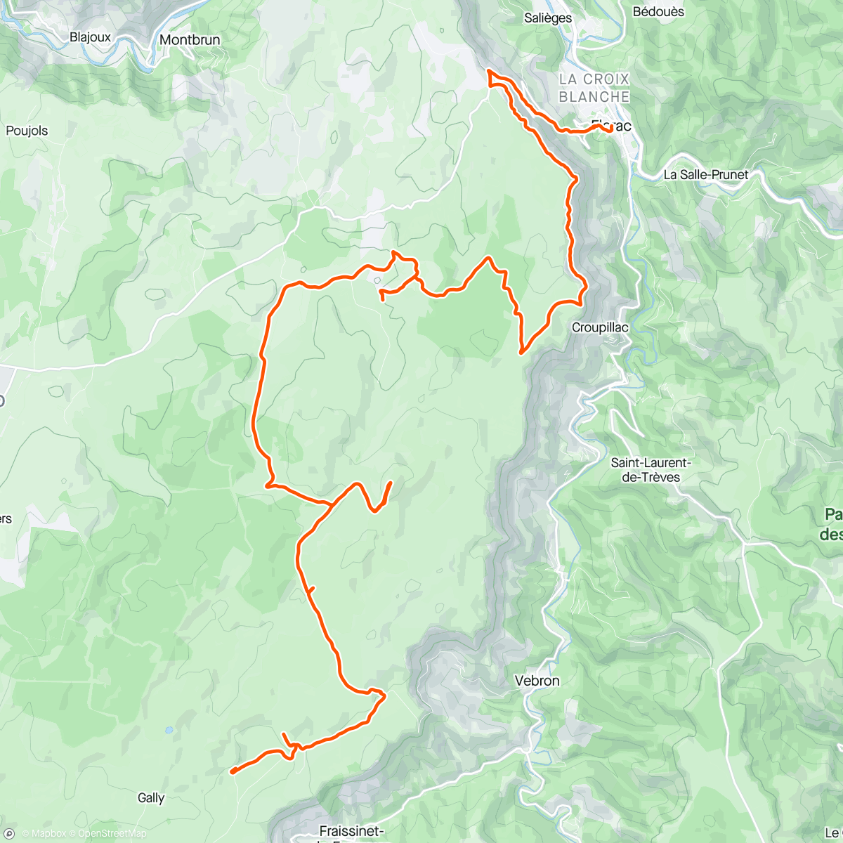 Karte der Aktivität „Tour du Causse Méjean | Étape 3”