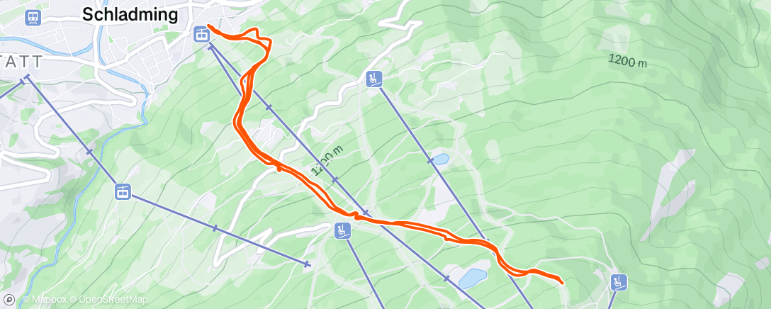 Map of the activity, Vertical Schladming 🇦🇹🥉🤩