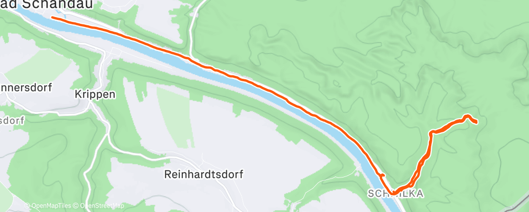 Mapa de la actividad (Winter walk with 👸🏻 and friends)