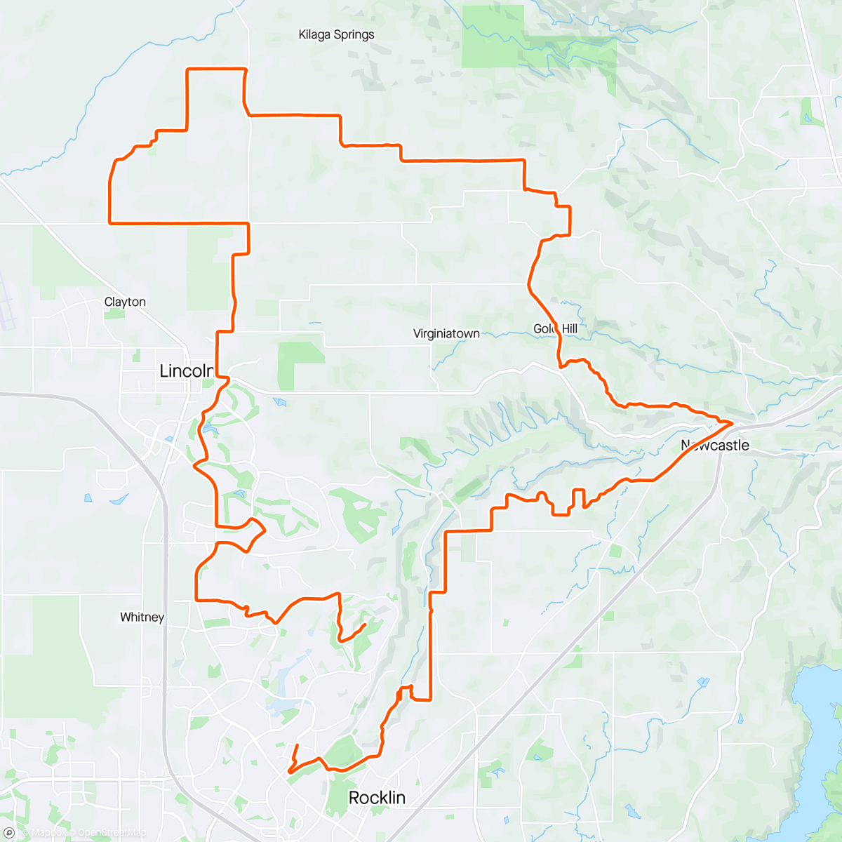 Map of the activity, Perfect day for a ride minus the flat in the last mile and a half, Beate rode to her house and came back and got me…Lol