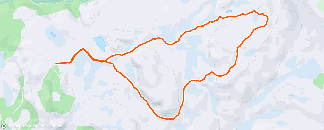 Map of the activity, Meg og kånå