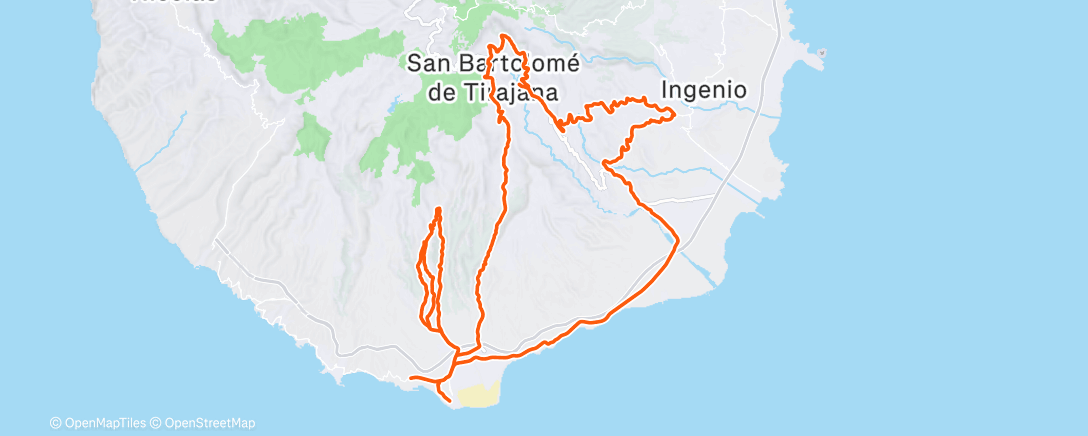 Map of the activity, Gran Canaria Verde