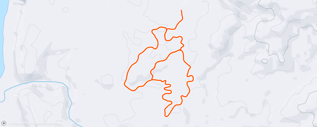 Карта физической активности (Zwift - 02. Endurance Escalator in Makuri Islands)