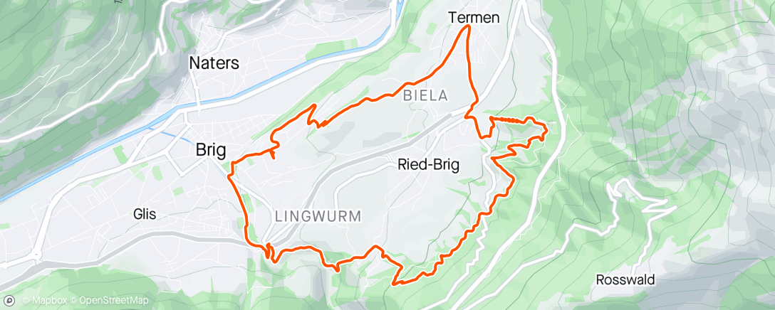 Map of the activity, Trailsaisonstart 😅