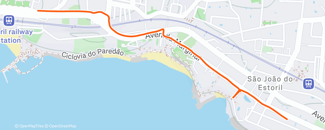 Map of the activity, Night Walk