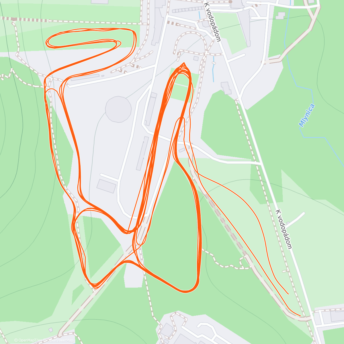 Map of the activity, Trapenka!