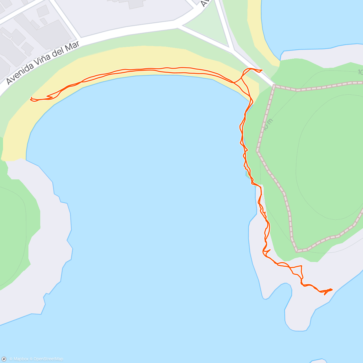 Map of the activity, Bacutia Beach 🏖🏖