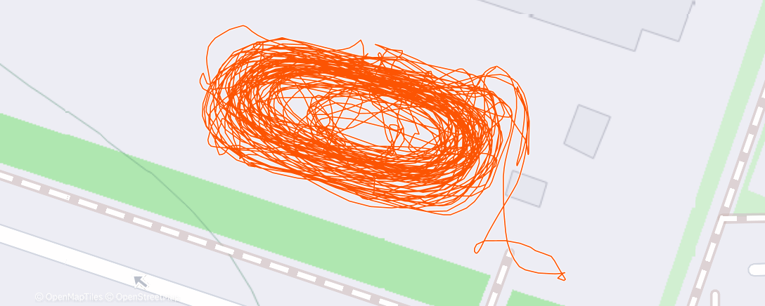 Map of the activity, Morning Workout