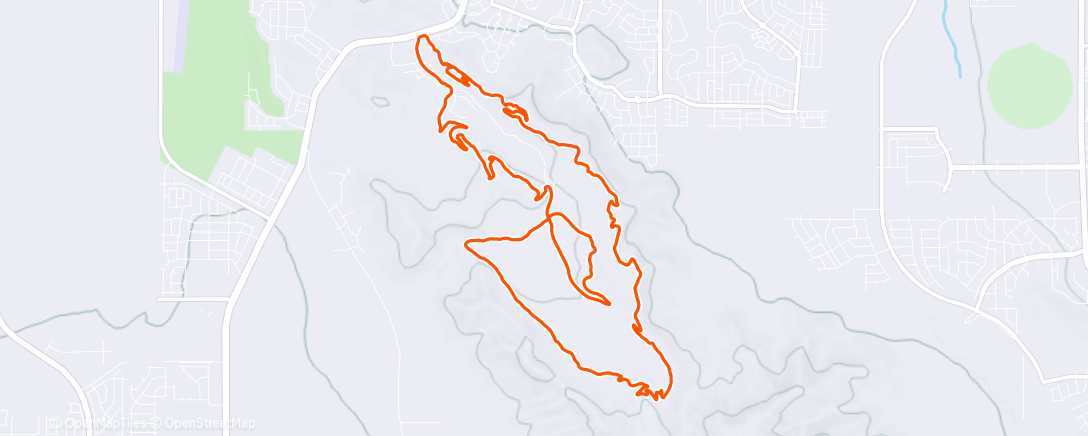 Map of the activity, Good until my fingers froze