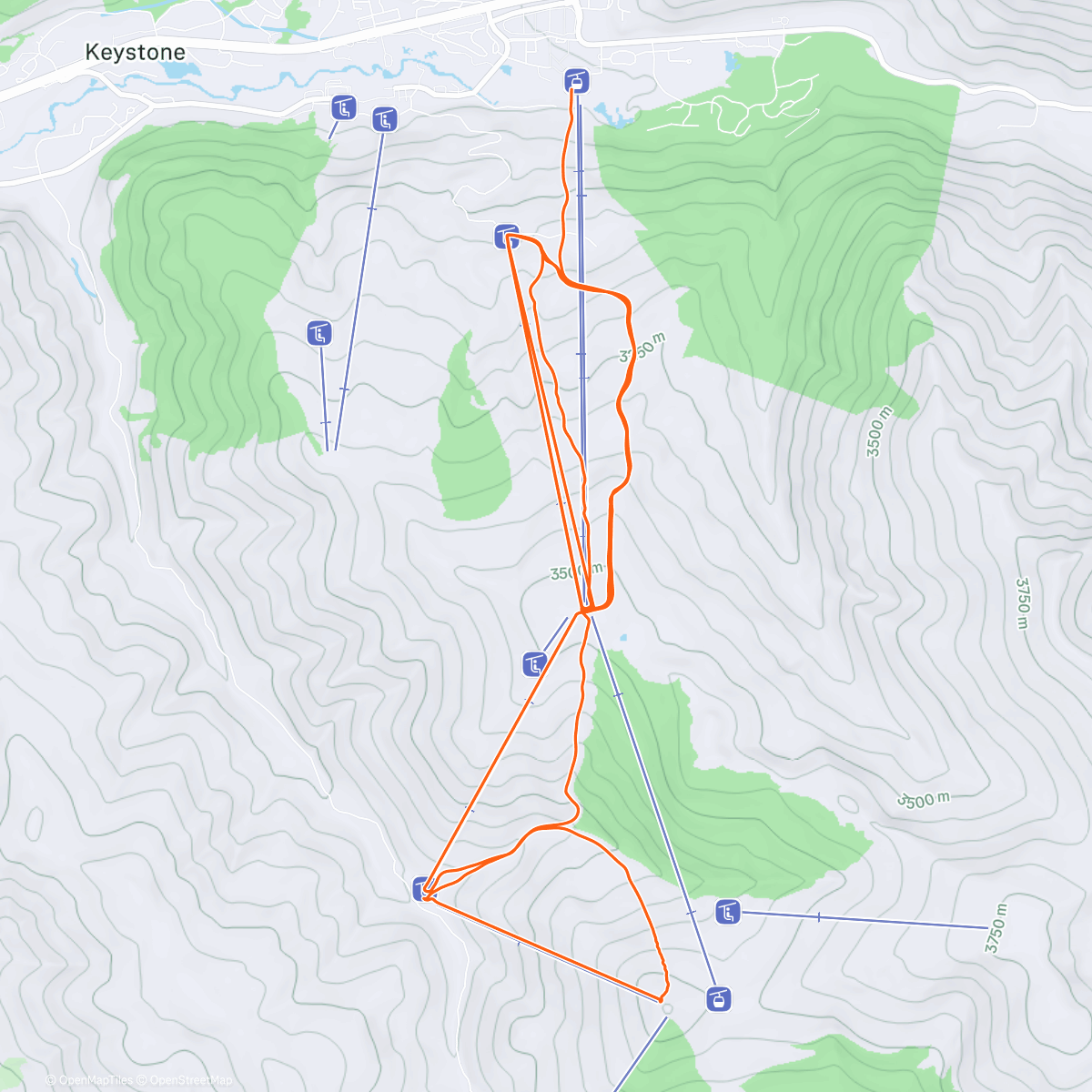 Map of the activity, Ski Season is officially Here ⛷️🎿🏔️