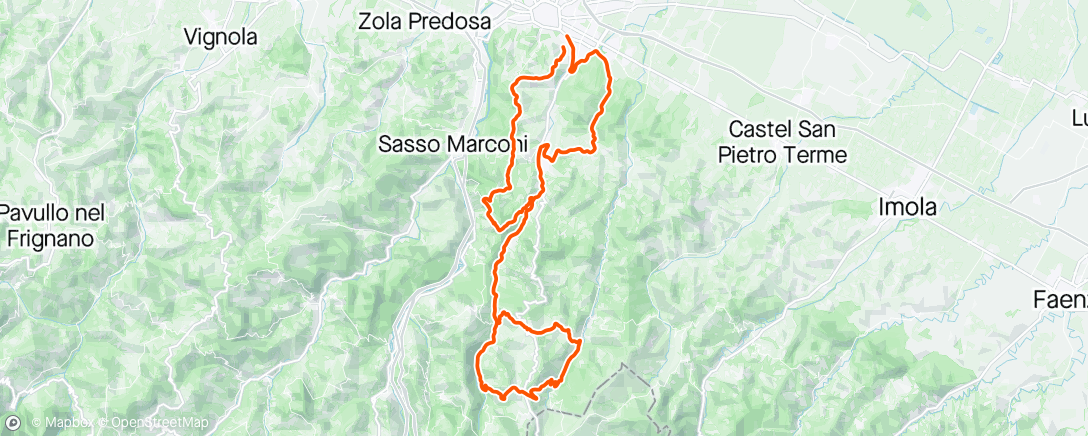 Map of the activity, Gf Dieci Colli - 4^ass.
