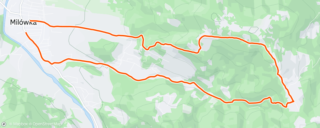 Map of the activity, Morning Walk