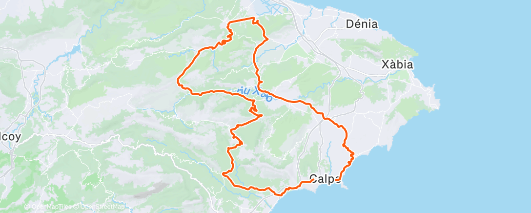 活动地图，Sortie vélo le matin