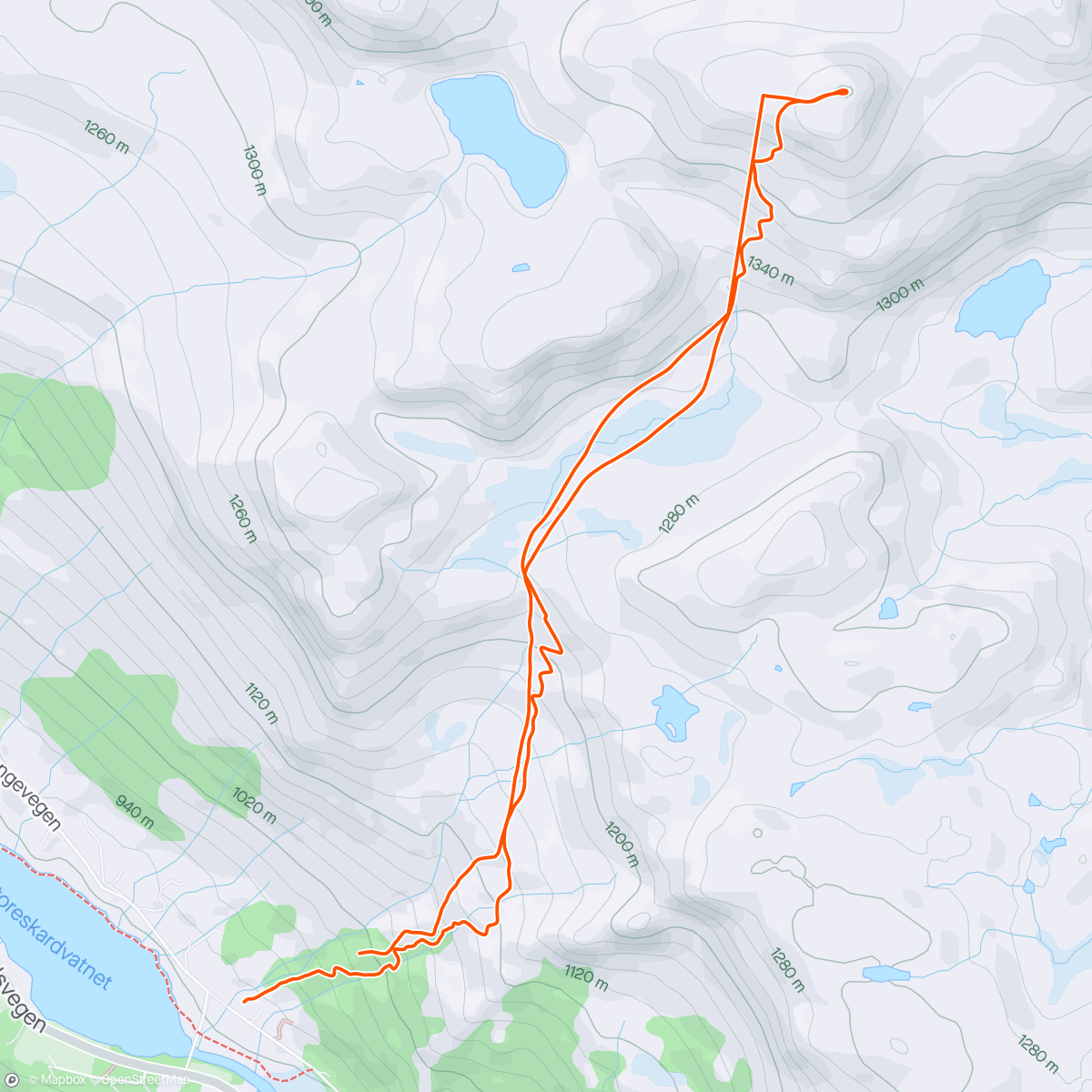 Map of the activity, Storeskardnosene m Petrine, Håvard og Lasse 🇳🇴🩵