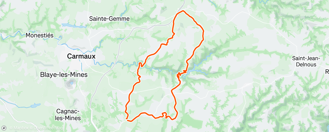 Carte de l'activité