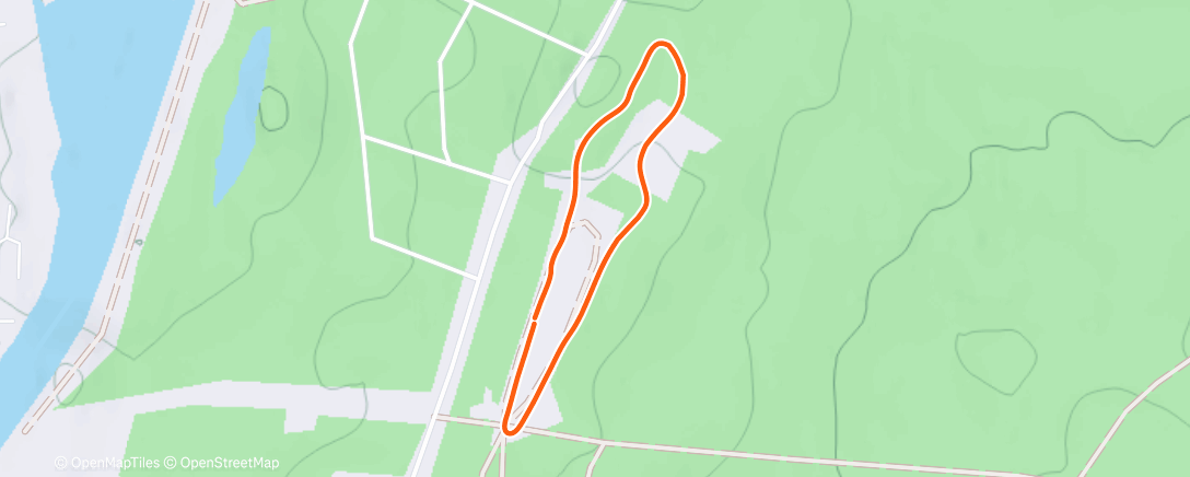 Map of the activity, Северный лыжный заезд (после обеда)