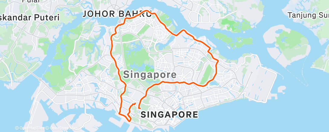 Map of the activity, Morning Ride