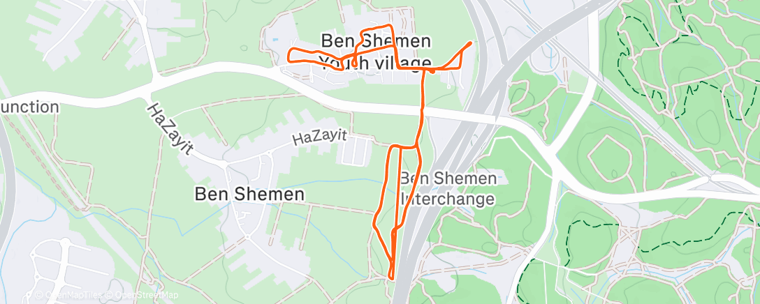 Map of the activity, Morning Ride