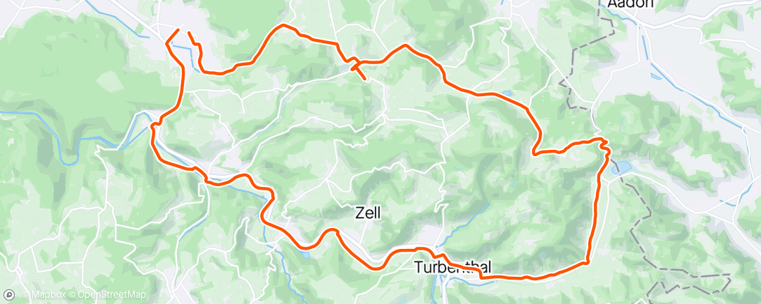 Map of the activity, Tiefenstein-Tosstal