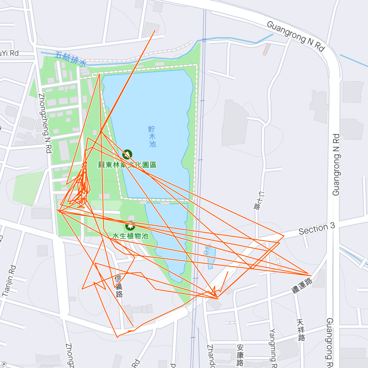 Map of the activity, 羅東林業文化園區