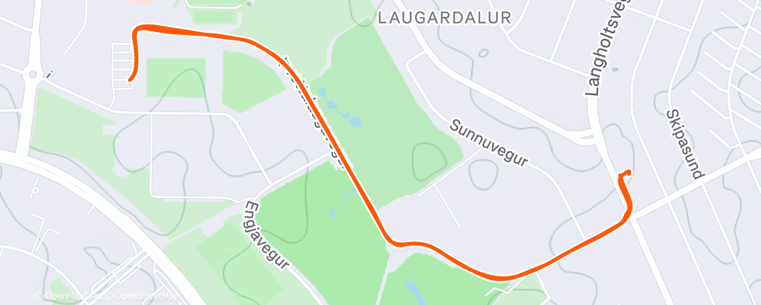 Карта физической активности (Morning Walk)