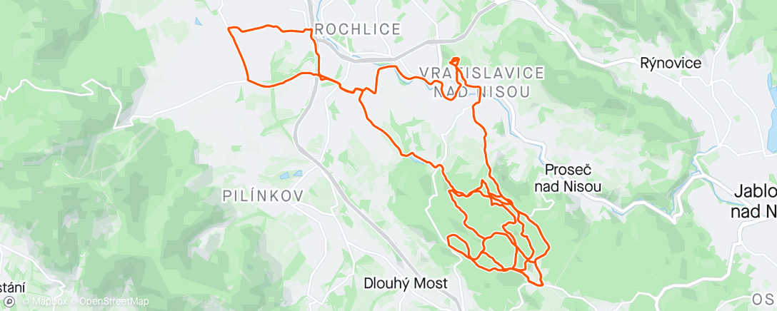 Mapa de la actividad (Libereckej jarní pojezd vol.#2)