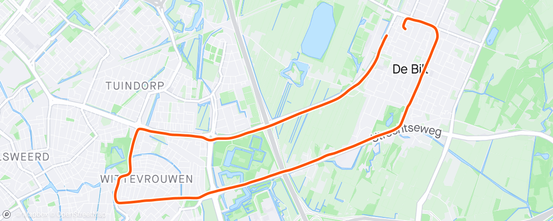 Carte de l'activité Avondloop