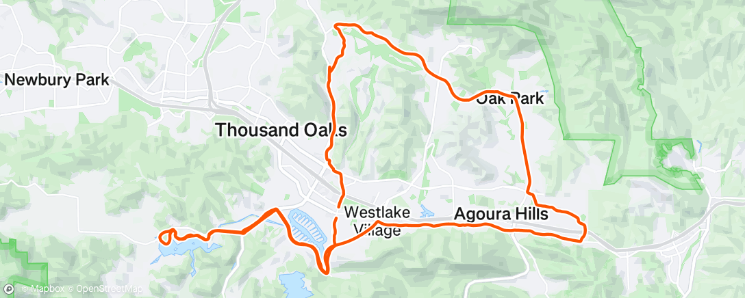 Map of the activity, TO Ride