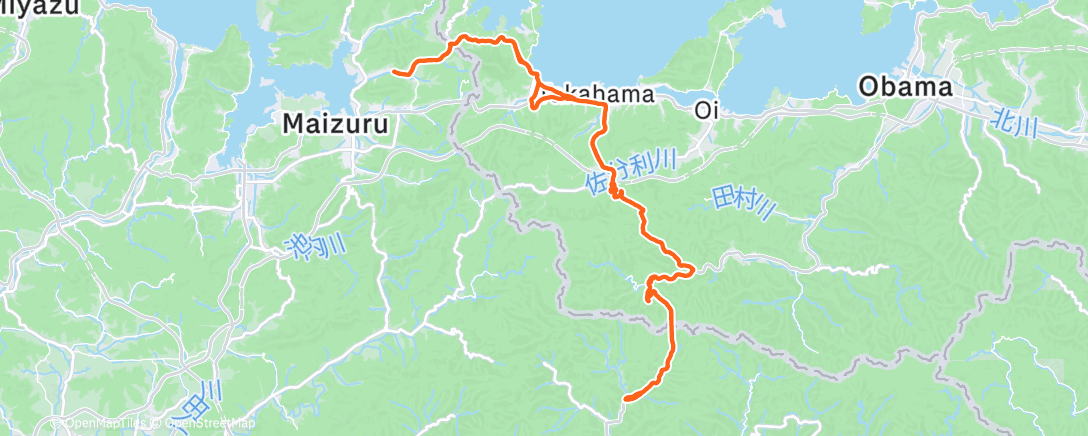 Map of the activity, Morning Ride