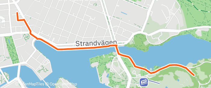 Karta över rutten
