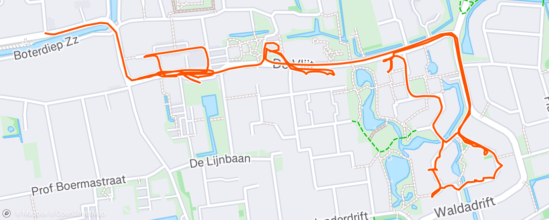 Map of the activity, Boekjes rond brengen met mara en bart