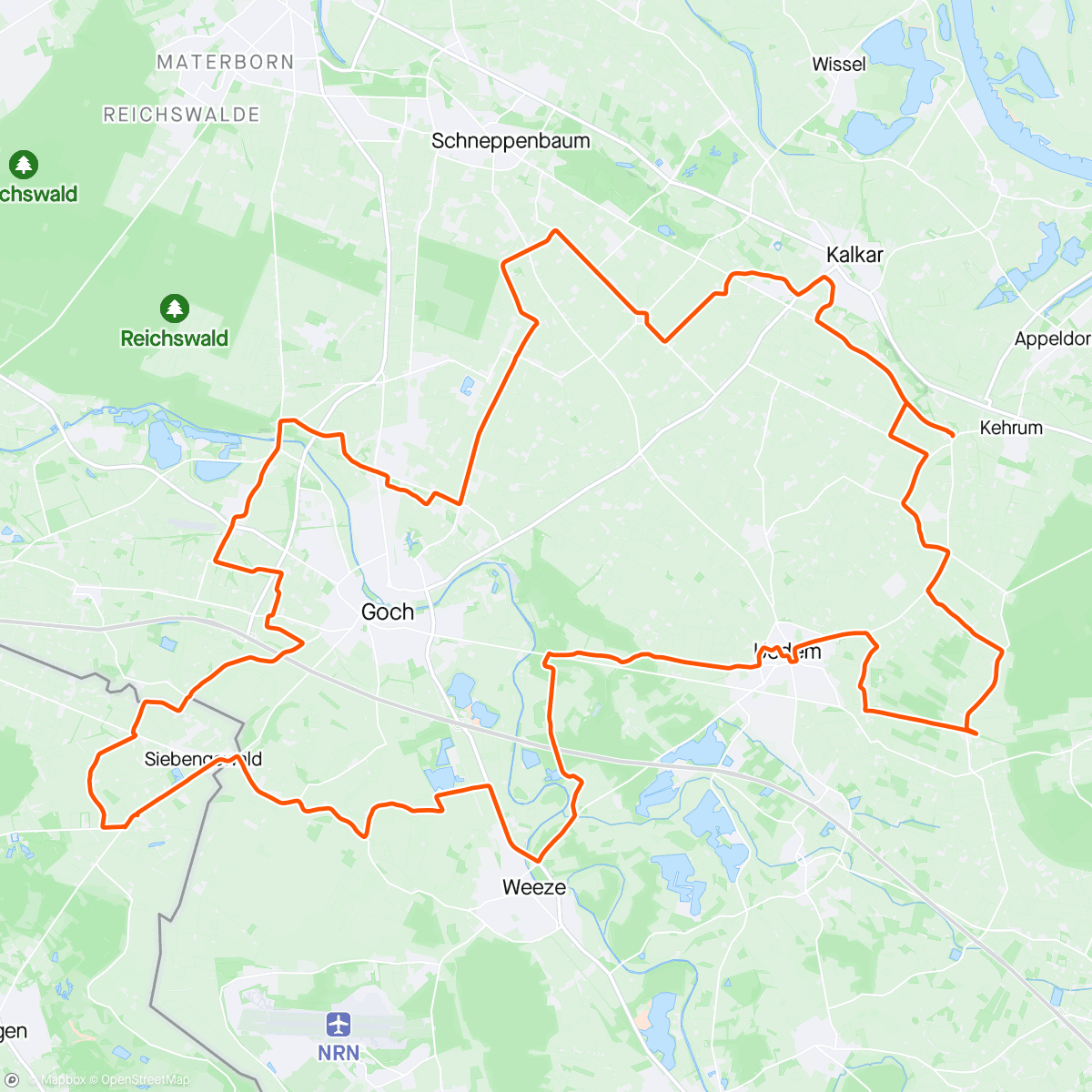 Map of the activity, Rond de Totenhügel  🇩🇪