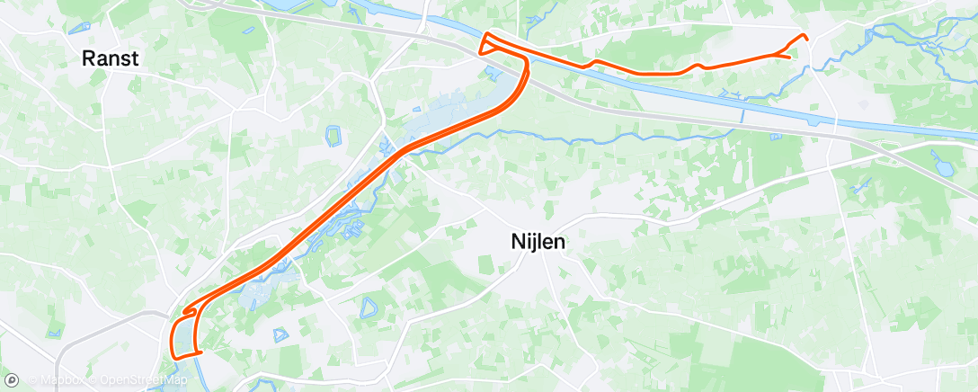 Map of the activity, Mooi weer