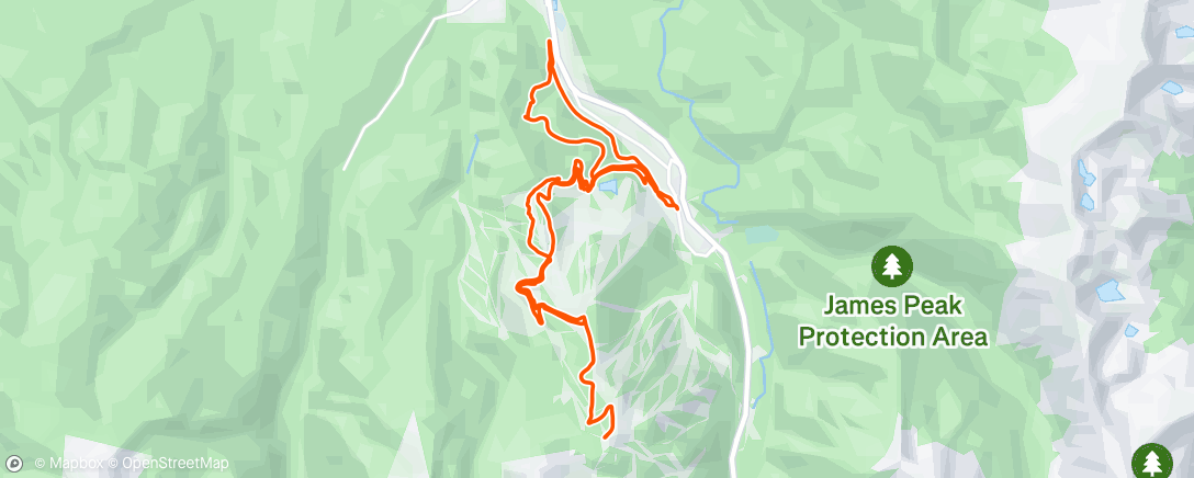 Map of the activity, Morning Mountain Bike Ride