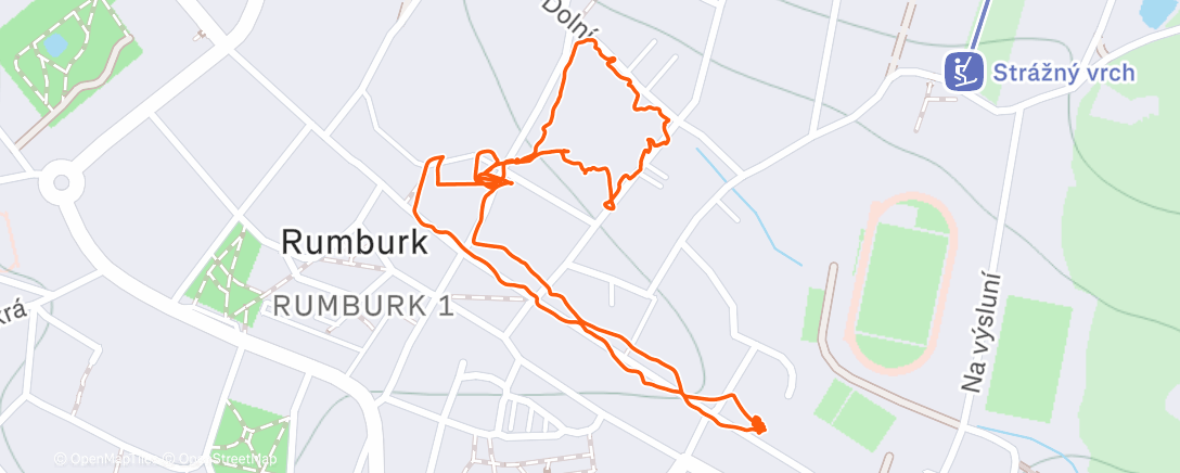 Карта физической активности (Evening Walk)