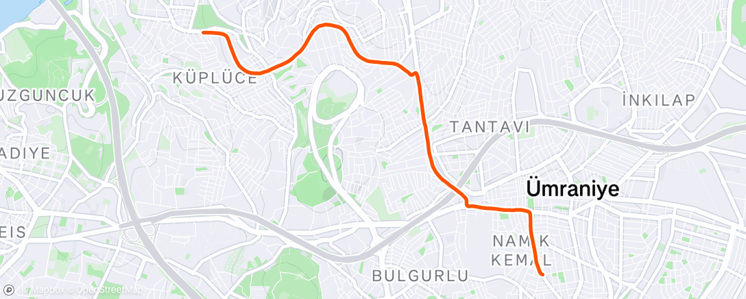 Map of the activity, Morning Ride