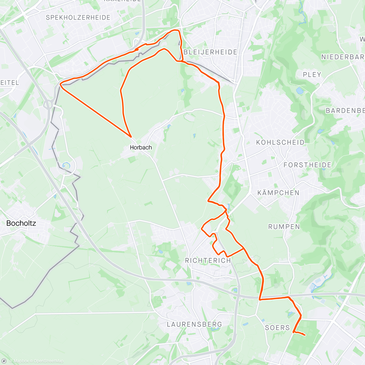 Map of the activity, Stukkie route bekijken van 3Rides gravelrace