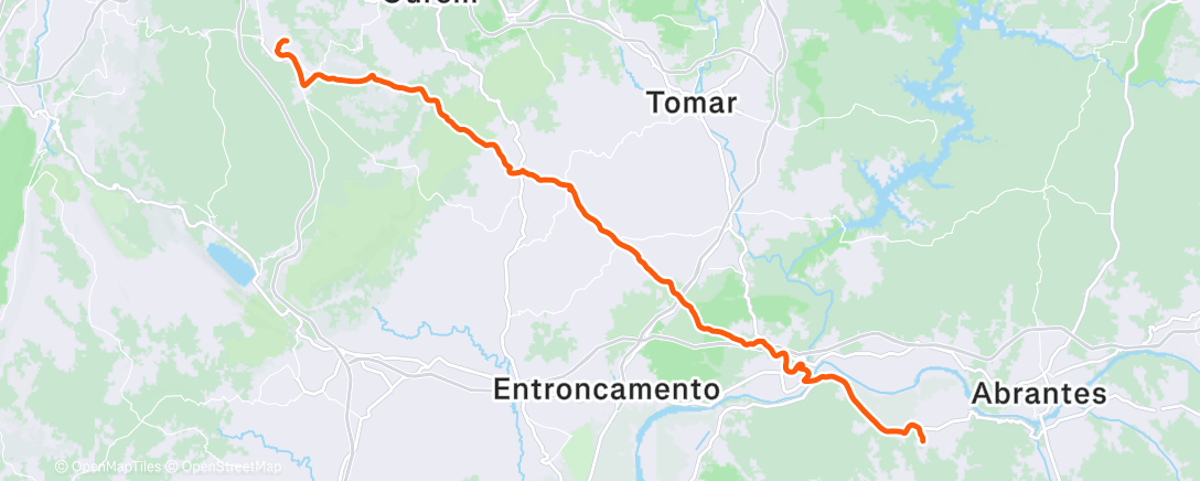 Map of the activity, Morning Ride