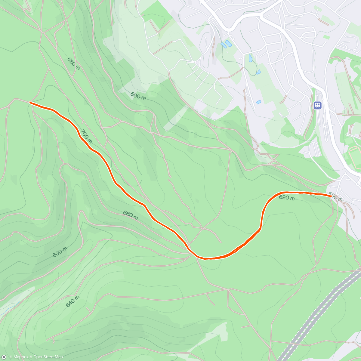 Map of the activity, kein Regen am Berg...😊🔆